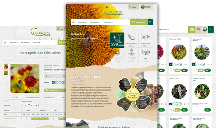Nouvelle boutique en ligne pour Germinance, avec WebDev