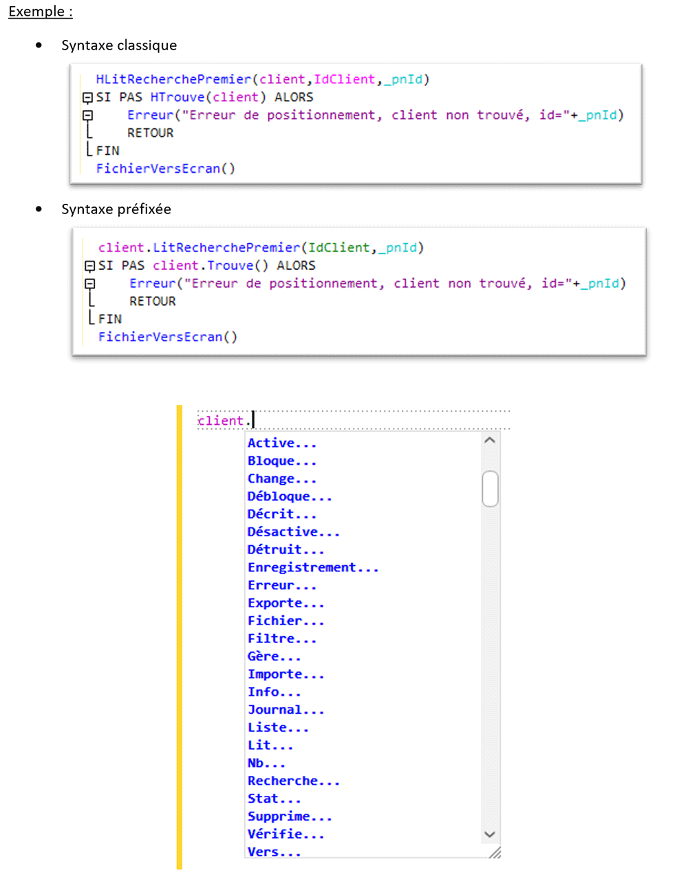Parlons peu, parlons code
